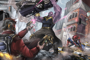 Avengers Team Up (1600x900) Resolution Wallpaper