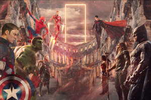 Avengers Vs Justice League Wallpaper
