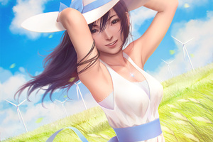 Ayaka Anime Girl (1024x768) Resolution Wallpaper