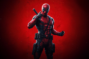 Badass Deadpool Pose (3840x2160) Resolution Wallpaper