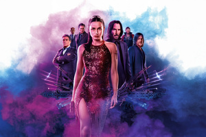 Ballerina The World Of John Wick (2048x2048) Resolution Wallpaper