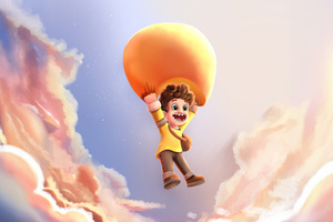 Balloon Boy Big Adventure (2880x1800) Resolution Wallpaper