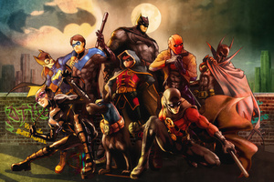 Bat Family The Chosen One (1280x720) Resolution Wallpaper