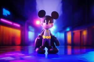 Bat Mickey (2560x1080) Resolution Wallpaper