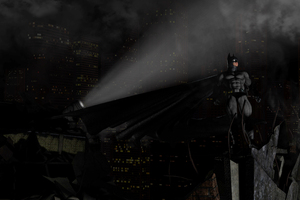 Bat Of Gotham (2932x2932) Resolution Wallpaper