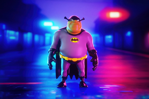 Bat Shrek (2932x2932) Resolution Wallpaper