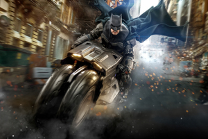 Batcycle In The Flash Movie 5k Wallpaper