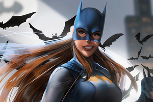 Batgirl 4k New Artworks (1336x768) Resolution Wallpaper
