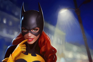 Batgirl Cute 4k (1336x768) Resolution Wallpaper
