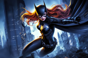 Batgirl Gotham Guardian (2932x2932) Resolution Wallpaper