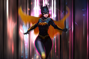 Batgirl Impact (1152x864) Resolution Wallpaper