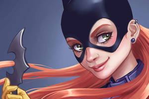 Batgirl New Art 4k (1336x768) Resolution Wallpaper