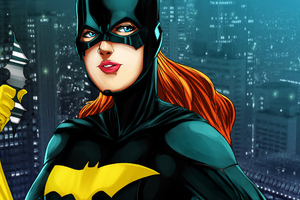 Batgirl New Artworks (1360x768) Resolution Wallpaper