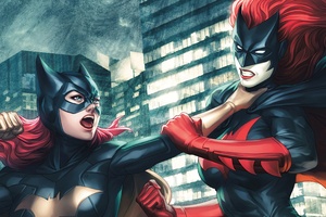 Batgirl Vs Batwoman Fight