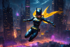 Batgirl Watchful Gaze Wallpaper