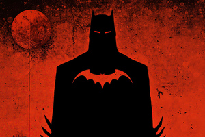 Batman 2020 Red Background