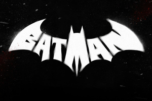 Batman 4k Dark Logo (1280x800) Resolution Wallpaper
