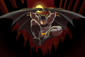 Batman 5k Digital Artwork (2048x2048) Resolution Wallpaper
