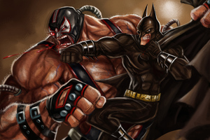 Batman And Bane4k Art