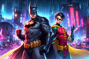 Batman And Robin Silent Alliance (3840x2160) Resolution Wallpaper