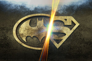 Batman And Superman Logo Who Will Win
