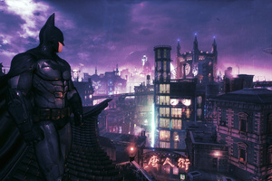 Batman Arkham Knight City 4k (1152x864) Resolution Wallpaper