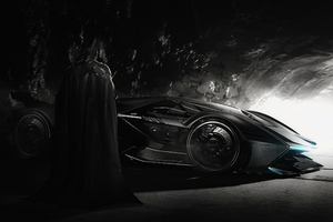 Batman Batmobile 4k 2019 (320x240) Resolution Wallpaper
