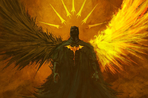 Batman Between Light And Darkness 4k (1280x720) Resolution Wallpaper