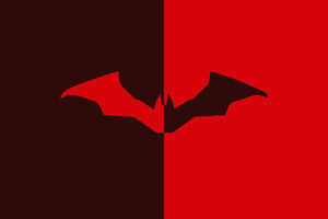 Batman Beyond 5k Logo (2048x2048) Resolution Wallpaper