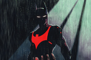 Batman Beyond From Darkness (2880x1800) Resolution Wallpaper
