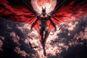 Batman Beyond High Flying Patrol Wallpaper