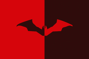 Batman Beyond Logo 5k (1366x768) Resolution Wallpaper