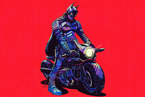 Batman Bike 4k (1366x768) Resolution Wallpaper