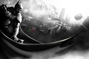 Batman Black And White Gotham City