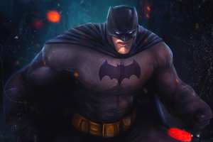 Batman Character Digital Illustration 5k