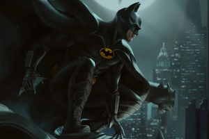Batman City Gotham 4k (2560x1080) Resolution Wallpaper