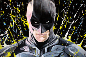 Batman Color Paint Art (1400x1050) Resolution Wallpaper
