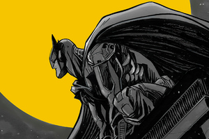 Batman Comic Digital Art 4k