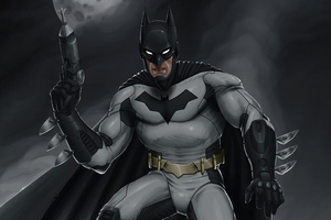 Batman Concept Art Classic Suit Wallpaper