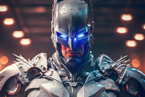 Batman Cybernetic Suit 4k Wallpaper