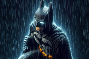 Batman Damn Rain Is Cold (3840x2160) Resolution Wallpaper