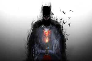 Batman Dark Artwork 2023 Wallpaper