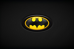 Batman Dark Background Logo (1336x768) Resolution Wallpaper