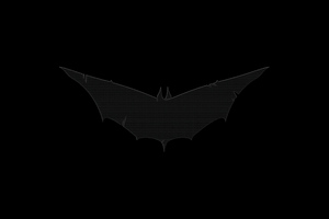Batman Dark Logo 8k (1366x768) Resolution Wallpaper