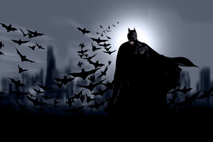 Batman Dark Superhero 4k