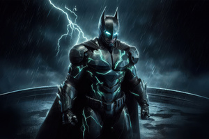 Batman Electrifying Power (1280x800) Resolution Wallpaper