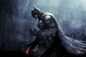 Batman Endless Battle (2932x2932) Resolution Wallpaper