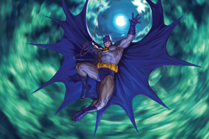 Batman Epic Batcape Jump (1440x900) Resolution Wallpaper