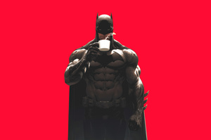 Batman Even Heroes Need A Tea Break (3840x2160) Resolution Wallpaper