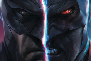 Batman Evil Face (320x240) Resolution Wallpaper